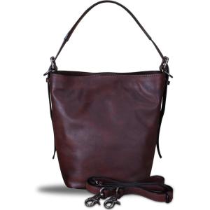 imageGenuine Leather Shoulder Bag Purses Handbags for Women Top Handle Satchel Bags Lady Crossbody Shoulder Tote BagCoffee