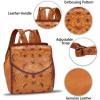 imageGenuine Leather Backpack Purse Vintage Casual Daypack College Bag Handmade Cowhide Western Rucksack Coffee MediumBrown