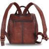 imageGenuine Leather Backpack Purse Vintage Casual Daypack College Bag Handmade Cowhide Western Rucksack Coffee MediumCoffee