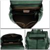 imageGenuine Leather Backpack Purse Vintage Casual Daypack College Bag Handmade Cowhide Western Rucksack Coffee MediumGreen