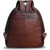 imageGenuine Leather Backpack Purse for Women Retro Handmade Small Casual Rucksack Satchel Back Bags Knapsack CoffeeCoffee