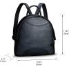 imageGenuine Leather Backpack Purse for Women Retro Handmade Small Casual Rucksack Satchel Back Bags Knapsack CoffeeDarkgrey
