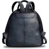 imageGenuine Leather Backpack Purse for Women Retro Handmade Small Casual Rucksack Satchel Back Bags Knapsack CoffeeDarkgrey