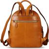 imageGenuine Leather Backpack Purse for Women Vintage Casual Daypack Handmade Western Leather Rucksack Knapsack BrownBrown