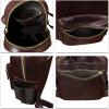 imageGenuine Leather Backpack Purse for Women Vintage Casual Daypack Handmade Western Leather Rucksack Knapsack BrownCoffee