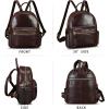imageGenuine Leather Backpack Purse for Women Vintage Casual Daypack Handmade Western Leather Rucksack Knapsack BrownCoffee