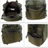 imageGenuine Leather Backpack Purse for Women Vintage Casual Daypack Knapsack Handmade Rucksack Convertible Shoulder Bag Coffee MediumGreen