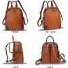 imageGenuine Leather Backpack Purse for Women Vintage Rucksack Casual Back Bag Handmade Cowhide Western Daypack BrownBrown
