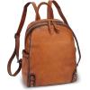 imageGenuine Leather Backpack Purse for Women Vintage Rucksack Casual Back Bag Handmade Cowhide Western Daypack BrownBrown