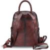 imageGenuine Leather Backpack Purse for Women Vintage Rucksack Casual Back Bag Handmade Cowhide Western Daypack BrownCoffee