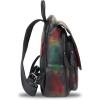 imageGenuine Leather Backpack for Women Retro Rucksack Casual College Bag Handmade Cowhide Western Daypack Multicolor1Multicolor1