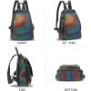 imageGenuine Leather Backpack for Women Retro Rucksack Casual College Bag Handmade Cowhide Western Daypack Multicolor1Multicolor2