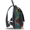 imageGenuine Leather Backpack for Women Retro Rucksack Casual College Bag Handmade Cowhide Western Daypack Multicolor1Multicolor2
