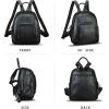 imageGenuine Leather Backpack for Women Vintage Casual Daypack Purse Back Bag Handmade Knapsack Western Rucksack CoffeeBlack