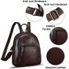 imageGenuine Leather Backpack for Women Vintage Casual Daypack Purse Back Bag Handmade Knapsack Western Rucksack CoffeeCoffee