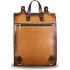 imageGenuine Leather Backpack for Women and Men Vintage Rucksack Convertible Casual Daypack Handmade Western Satchel Sling Purse BrownBrown