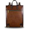 imageGenuine Leather Backpack for Women and Men Vintage Rucksack Convertible Casual Daypack Handmade Western Satchel Sling Purse BrownLight Coffee