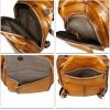 imageGenuine Leather Sling Bag for Men and Women Handmade Large Sling Backpack Chest Over Shoulder Crossbody Purse Fits IpadBrown