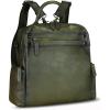 imageGenuine Leather Backpack Purse for Women Vintage Casual Daypack Knapsack Handmade Rucksack Convertible Shoulder Bag Coffee MediumGreen