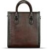 imageGenuine Leather Handbags and Purses for Women Vintage Handmade Shoulder Bag Cowhide Tote Bag SatchelCoffee