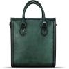 imageGenuine Leather Handbags and Purses for Women Vintage Handmade Shoulder Bag Cowhide Tote Bag SatchelDarkgrey