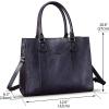imageGenuine Leather Satchel Purses Handbags for Women Top Handle Shoulder Bags Lady Crossbody Tote BagPurple