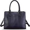 imageGenuine Leather Satchel Purses Handbags for Women Top Handle Shoulder Bags Lady Crossbody Tote BagPurple
