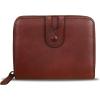 imageGenuine Leather Small Purse Wallet for Women RFIDBlocking Handmade Clutch Wallets Money Clip Card Case Organizer Coin Pouch