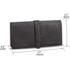 imageLRTO Genuine Leather Purse Wallet for Women RFIDBlocking Retro Handmade Clutch Wallets Money Clip Card Organizer