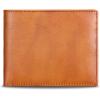 imageLRTO Genuine Leather Slim Bifold Wallets Retro Handmade Minimalist Small Purse Front Pocket Money Clip Card OrganizerBrown