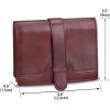 imageLRTO Genuine Leather Small Purse Wallet for Women RFIDBlocking Handmade Clutch Wallets Money Clip Card Organizer