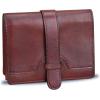 imageLRTO Genuine Leather Small Purse Wallet for Women RFIDBlocking Handmade Clutch Wallets Money Clip Card Organizer