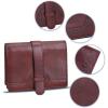 imageLRTO Genuine Leather Small Purse Wallet for Women RFIDBlocking Handmade Clutch Wallets Money Clip Card Organizer