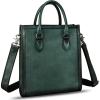 imageGenuine Leather Handbags and Purses for Women Vintage Handmade Shoulder Bag Cowhide Tote Bag SatchelDarkgrey