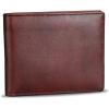 imageLRTO Genuine Leather Slim Bifold Wallets Retro Handmade Minimalist Small Purse Front Pocket Money Clip Card OrganizerCoffee
