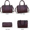 imageGenuine Leather Handbags for Women Purse Satchel Vintage Handmade Handbag Crossbody Shoulder BagsCoffee