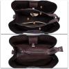 imageGenuine Leather Handbags for Women Satchel Purses Vintage Handmade Shoulder Bag Cowhide Top Handle Handbag TotesCoffee
