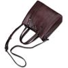 imageGenuine Leather Handbags for Women Satchel Purses Vintage Handmade Shoulder Bag Cowhide Top Handle Handbag TotesCoffee