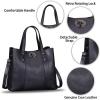 imageGenuine Leather Handbags for Women Satchel Purses Vintage Handmade Shoulder Bag Cowhide Top Handle Handbag TotesDarkgrey