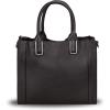 imageGenuine Leather Satchel Handbag for Women Vintage Handmade Shoulder Bag Cowhide Tote PurseBlack