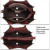 imageGenuine Leather Satchel Handbag for Women Vintage Handmade Shoulder Bag Cowhide Tote PurseCoffee