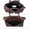 imageGenuine Leather Satchel Purse for Women Vintage Handmade Top Handle Handbag Retro Messenger Crossbody BagCoffee
