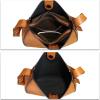 imageGenuine Leather Satchel Shoulder Bag for Women Vintage Handmade Handbag Retro Designer Hobo Bag Crossbody PurseeBrown