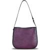 imageGenuine Leather Satchel Shoulder Bag for Women Vintage Handmade Handbag Retro Designer Hobo Bag Crossbody PurseePurple