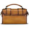 imageGenuine Leather Satchel for Women Vintage Purse Handmade Handbag Retro Crossbody Bag PurseBrown
