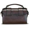 imageGenuine Leather Satchel for Women Vintage Purse Handmade Handbag Retro Crossbody Bag PurseCoffee