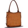 imageGenuine Leather Shoulder Bag Purse for Women Retro Top Handle Bags Handmade Vintage Crossbody Tote Handbags PurseBrown