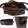 imageGenuine Leather Silng Bag for Men and Women Large Real Leather Sling Backpack Shoulder Crossbody Bag Chest PurseCoffee