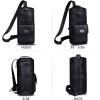 imageGenuine Leather Silng Bag for Men and Women Large Real Leather Sling Backpack Shoulder Crossbody Bag Chest PurseDarkgrey