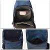 imageGenuine Leather Silng Bag for Women and Men Handmade Leather Sling Backpack Purse Shoulder Crossbody Bag Chest BagGray